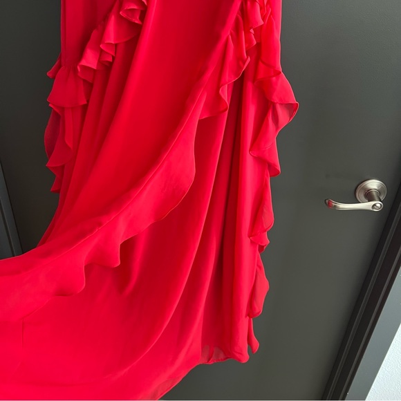 House of CB Red Ruffle Maxi Dress - Picture 11 of 16
